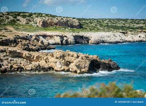 View of the shore at the Blue Lagoon Cyprus