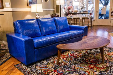 Blue Leather Sofa Colors