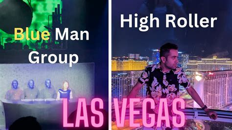 Blue Man Group High Roller Luxor Hotel Las Vegas Nevada USA Travel Vlog 57