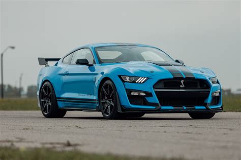 Blue Mustang Car