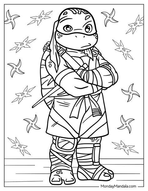 Blue Ninja Turtle Coloring Pages