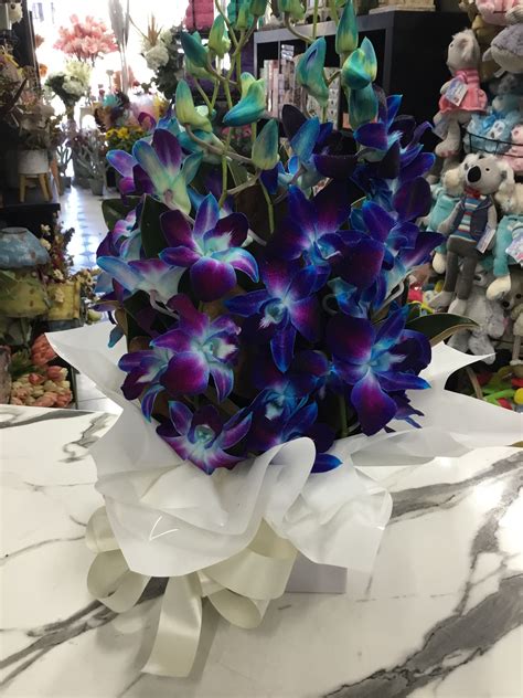 Blue Orchid Flower Arrangements