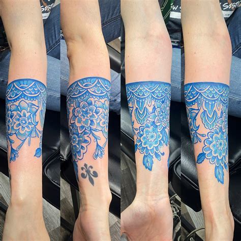 Blue Porcelain Tattoo