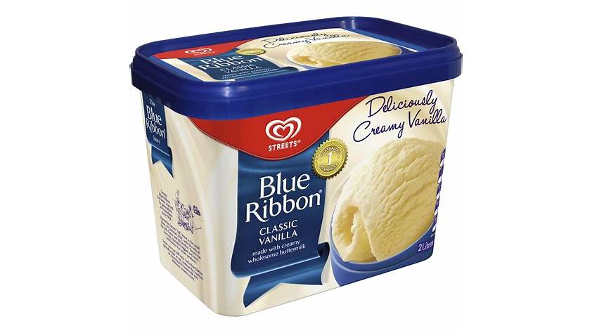 Blue Ribbon Ice Cream Packaging
