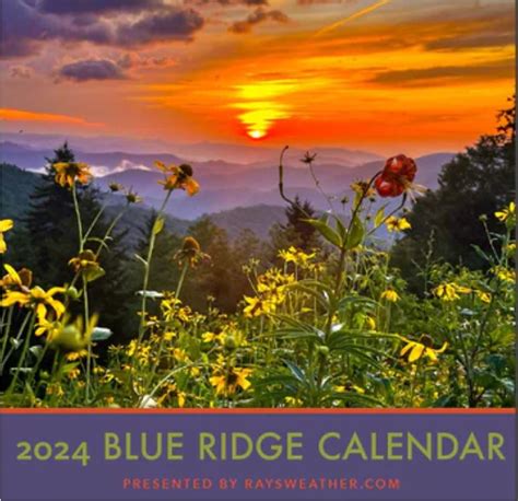 Blue Ridge Calendar