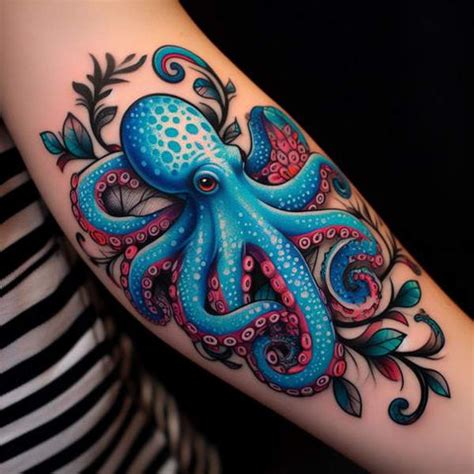 Blue Ringed Octopus Tattoo