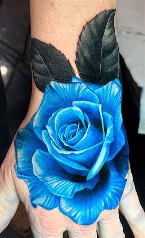 Top 81 Best Blue Rose Tattoo Ideas [2021 Inspiration Guide]