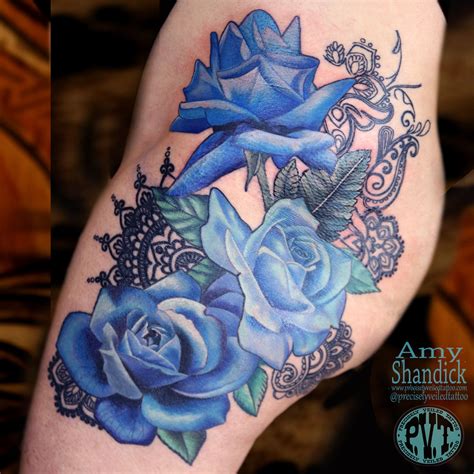 Blue Rose Tattoo Huntsville