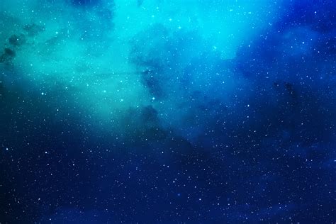 Blue Space Background