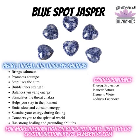 Discover the Enchanting Blue Spot Jasper: Unveiling Its Astounding Healing Properties