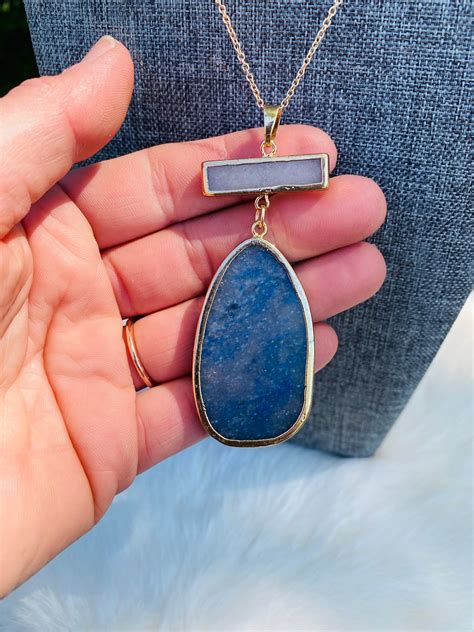 Blue Stone Necklace