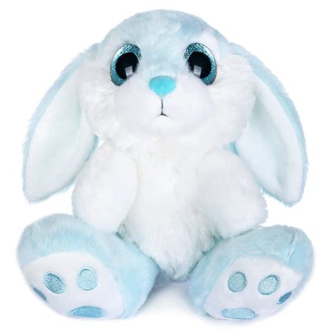Blue Stuffed Easter Bunny