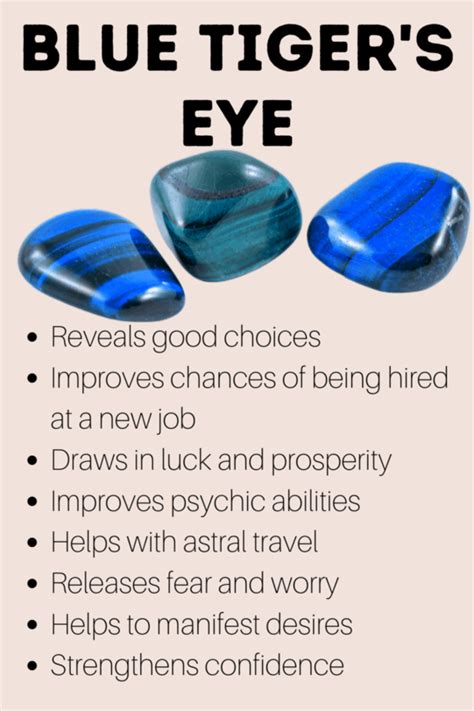 Discover the Hidden Powers of Blue Tiger Eye: Unveiling Its Metaphysical Properties