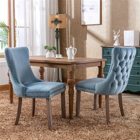 Blue Velvet Dining Chairs