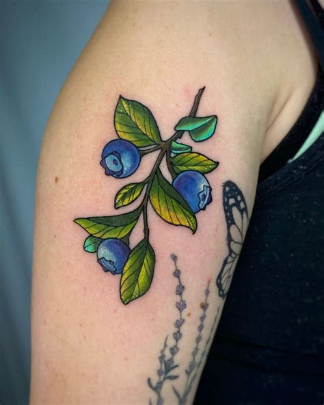 Blueberries - Small Maine Tattoo Ideas
