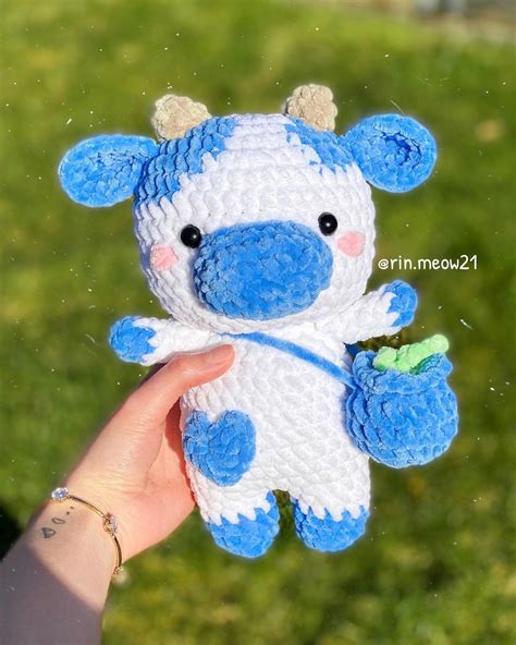 Blueberry Cow Crochet Pattern