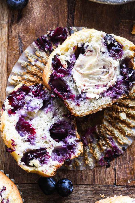 Blueberry Muffins With Ricotta Cheese - Chefinoz