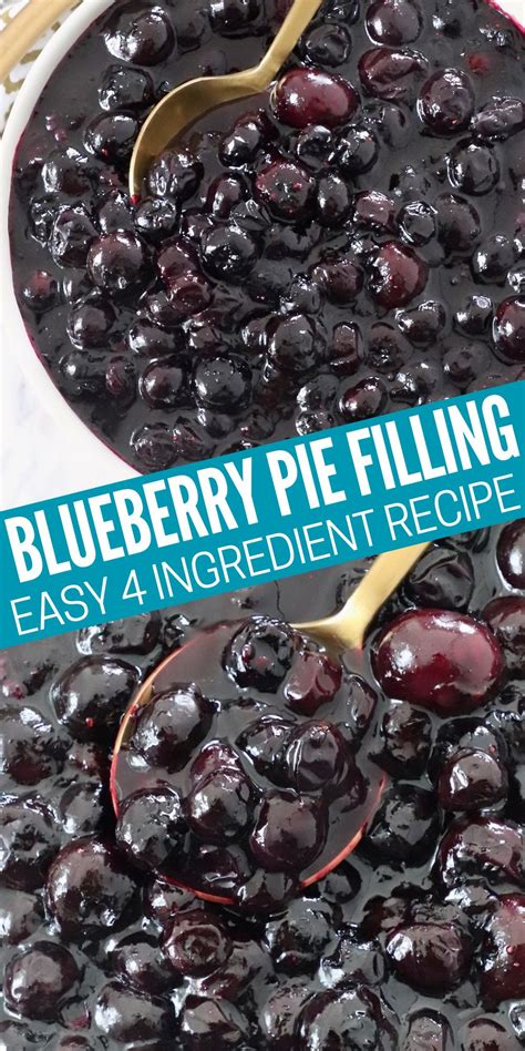 Blueberry Pie Filling Recipe
