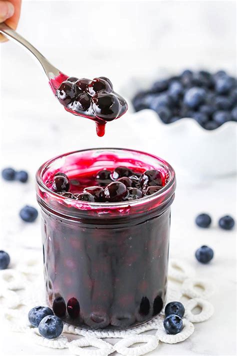 Blueberry Sauce sugar and berries