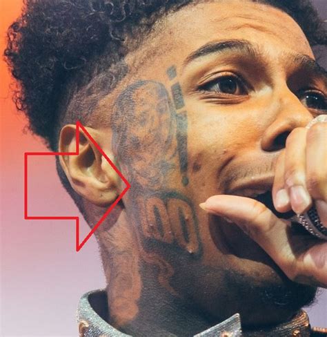 Blueface Body Tattoo