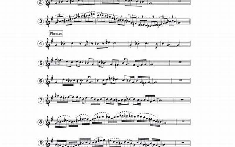 Blues Scale Exercises For Alto Sax
