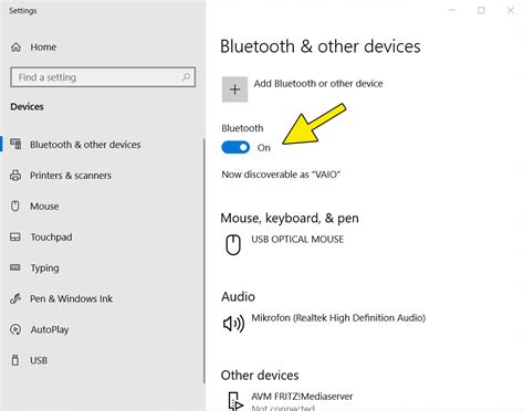 Bluetooth Setting