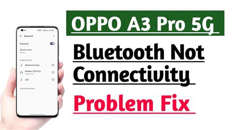 Bluetooth connectivity problem