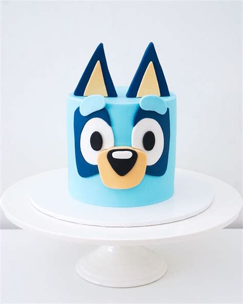 Bluey Cake Template