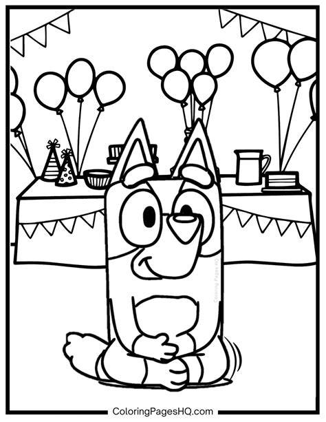Bluey Coloring Pages Pdf