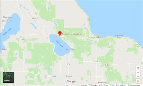 Lago Michigan Michigan Impresión en Papel Mapa Arte Etsy