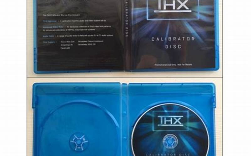 Bluray Calibration Disc