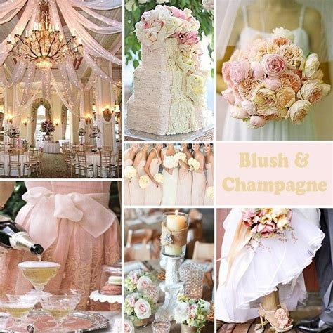 Blush And Champagne Wedding Colors