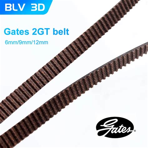 Blv Gates-Ll-2gt 2gt Belt Synchronous Belt Gt2 Timing Belt Width 6mm 9mm Wear Resistant For Ender3 Cr10 Anet 3d Printer