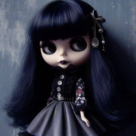Blythe doll emo makeup