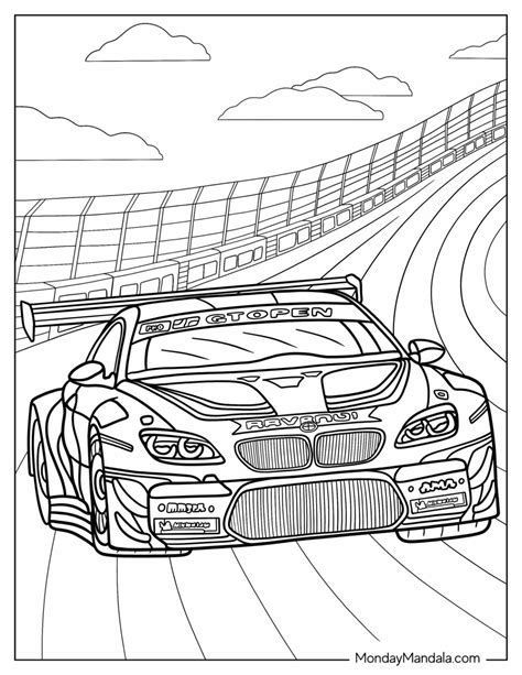 Bmw Coloring Page Free Printable