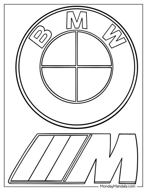 Bmw Logo Coloring Sheet