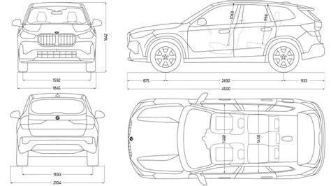 Bmw X1 Dimensions