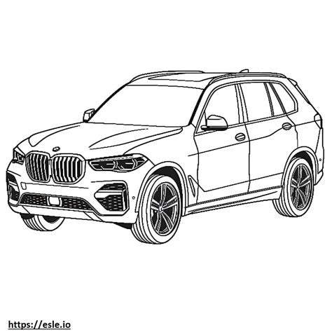 Bmw X5 Coloring Page