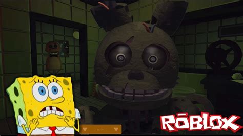 BoB Esponja no Roblox - FIVE NIGHTS AT FREDDY\'S 3 - YouTube