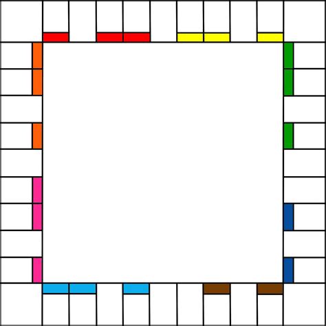 Board Game Template Monopoly