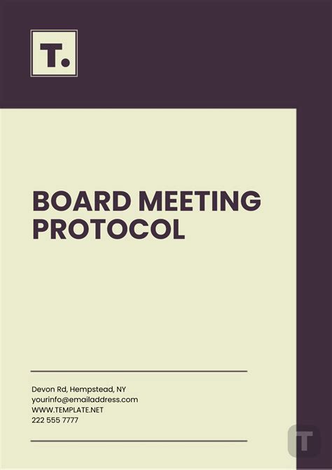 Board Meeting Protocol Rules, Procedure, Etiquette and More iBabs