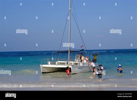 Boarding Catamaran