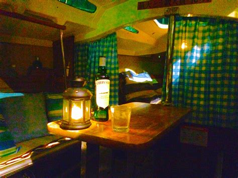 Boat Cabin Interior Night