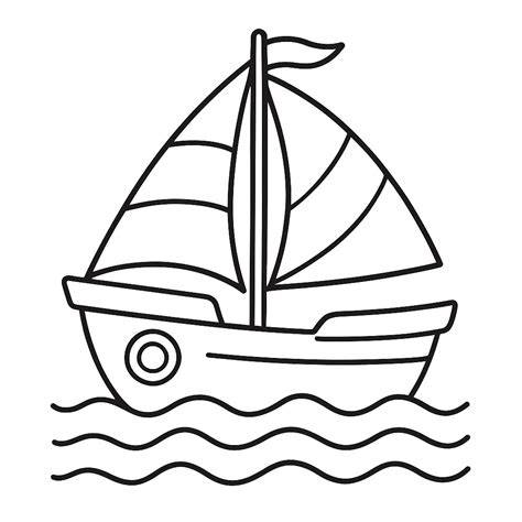 Boat Coloring Page