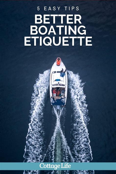 Boat Etiquette