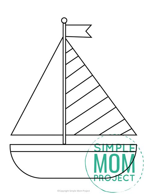 Boat Template Printable