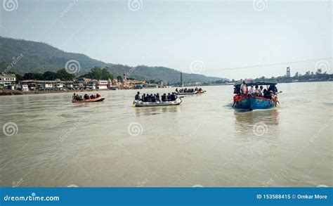 Boating on Ganges river
