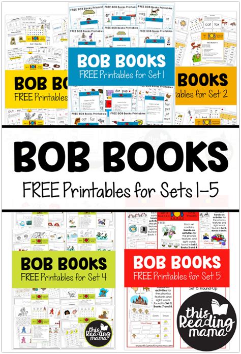 Bob Books Printables