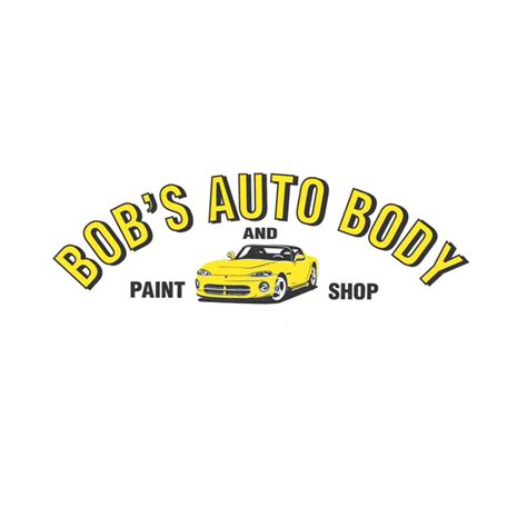 Bob's Auto Body Shop Logo