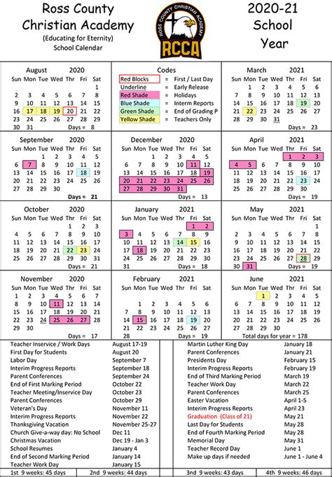 Bob Jones Academy Calendar